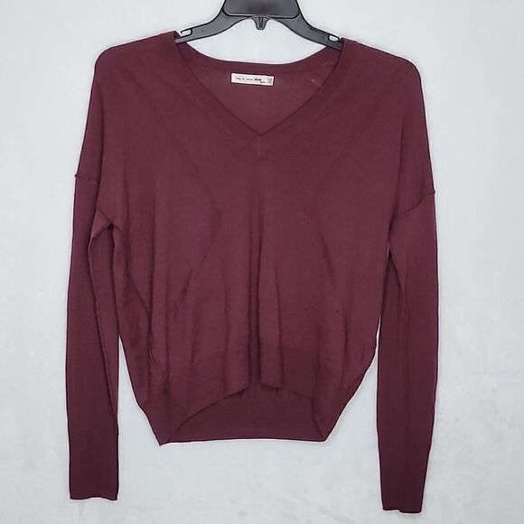 rag & bone Merino Wool Lightweight Sweater Size XS - Picture 1 of 8